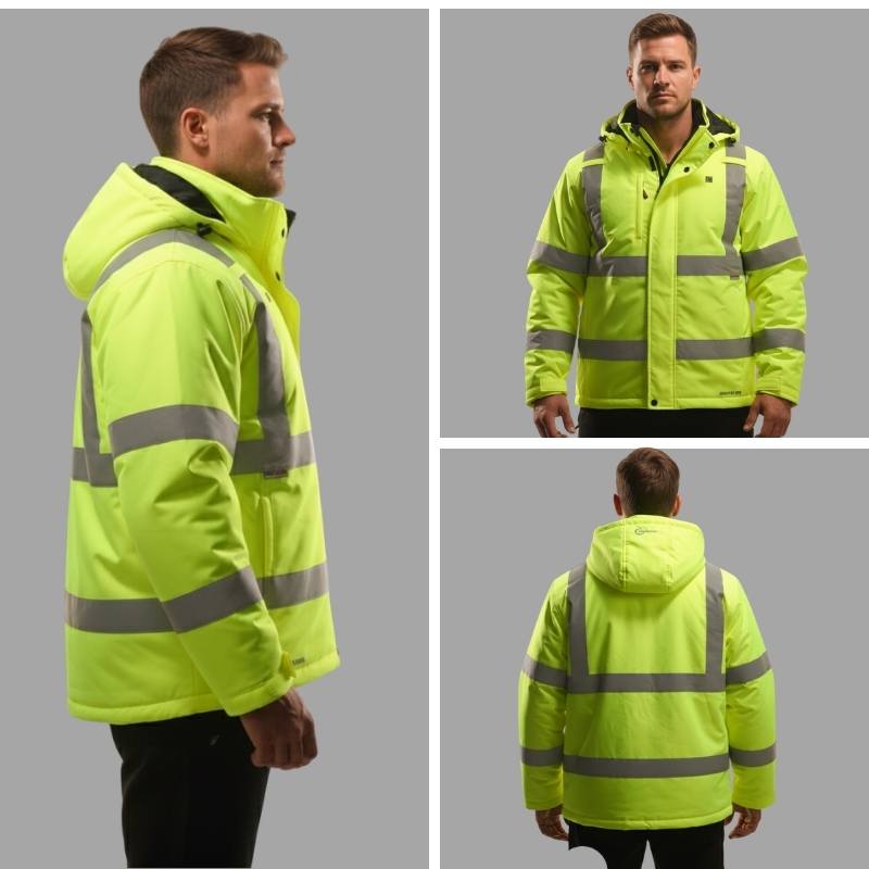 Winter Work Class 3 Hi-Vis Safety Parka