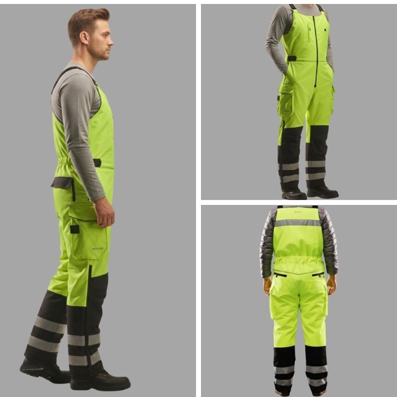 heated safety bib overalls