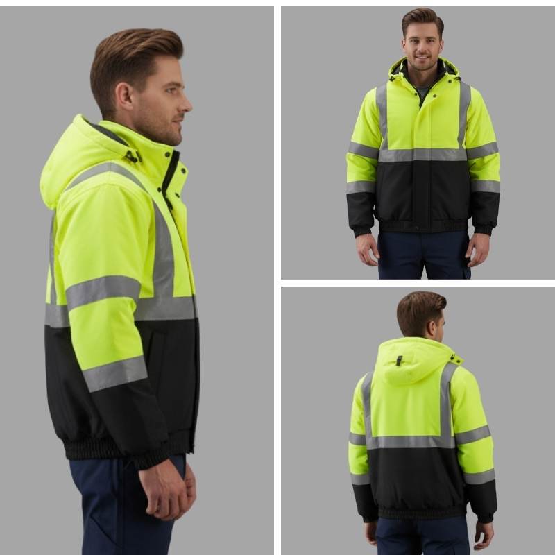 Lightweight Heated Hi-Vis Safety Jacket