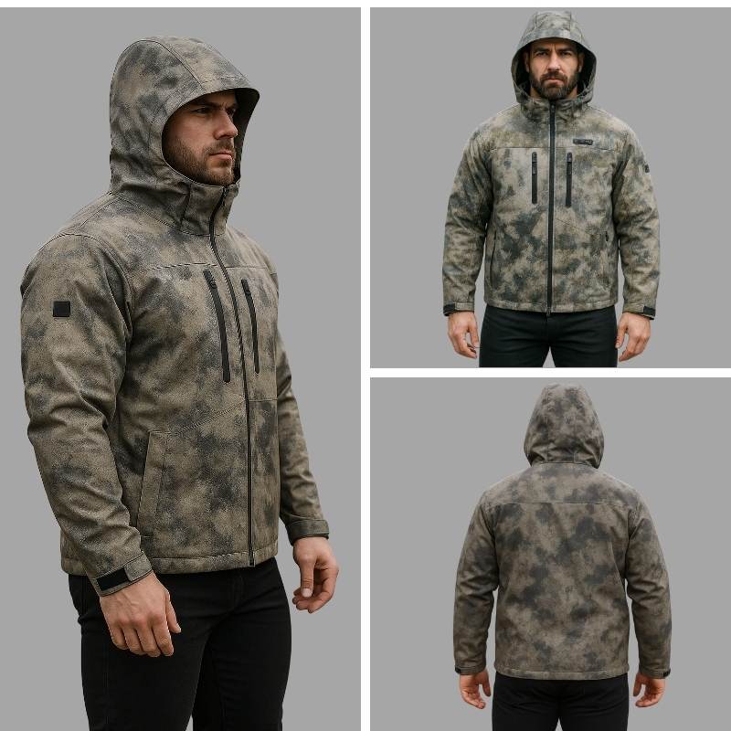 Thermal Insulated Camouflage Heated Jacket