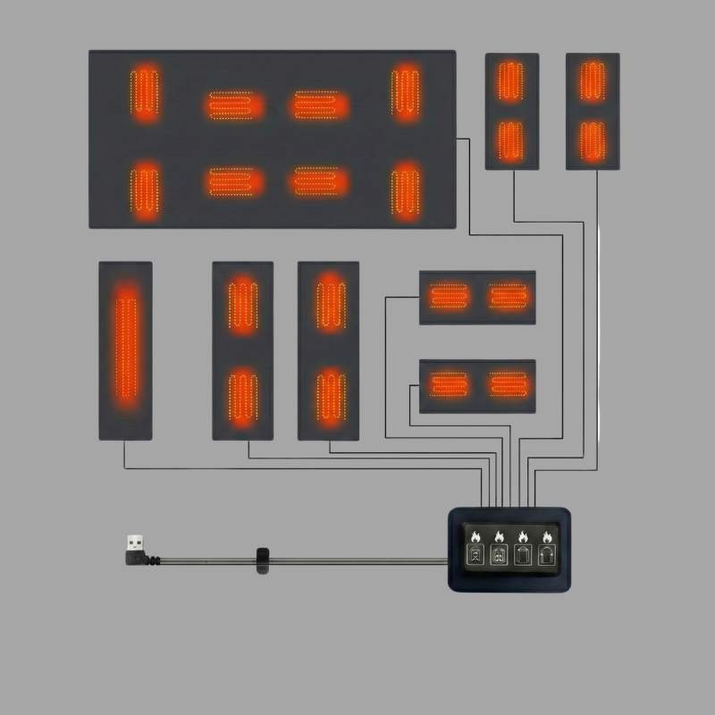 Ultra-thin flexible graphene heating elements